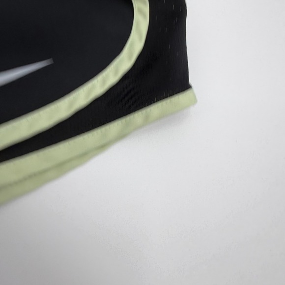 Nike Dri Fit Women Running Shorts Black Neon Trim Athletic Performance Size S - Picture 3 of 7